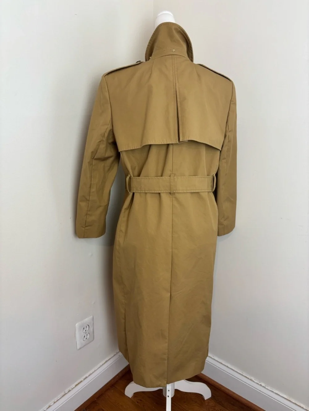 J.Crew New Long Icon Trench Coat In Size 8P